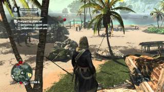 Assassins Creed IV Black Flag. Контракт на убийство 7. Гавана. Костёр на берегу.