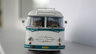Масштабная модель автобуса ЛАЗ-697 Турист в масштабе 1:43