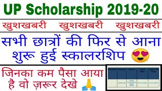 UP Scholarship 2019-20 | फिर से आना शुरू हुई Scholarship| Scholarship के छात्रों के लिए khushkha
