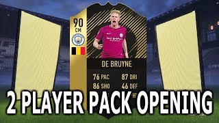 HUNT FOR IF DE BRUYNE | FIFA 18 TOTW 3 '2 PLAYER PACK OPENING' | FIFA 18 ULTIMATE TEAM