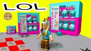 Giant LOL Surprise Box ! Roblox Obby + Random Worlds Cookie Swirl C Game Play
