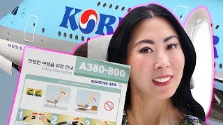 KOREAN AIR A380-800 Flight Experience (Economy Cabin) ICN-LAX: Incheon to Los Angeles
