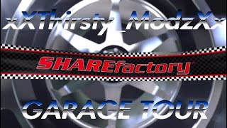 GTA 5 MODDED CAR GARAGE TOUR MALE CHARACTER!!!