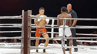 Eddie Martinez TKOs Brima Kamara at GLORY NYC