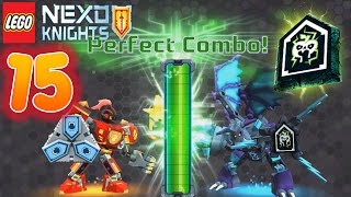 Battle Suit Macy Perfect NEXO Combo Shields - Lego Nexo Knights Walkthrough part 15 iOS/Android