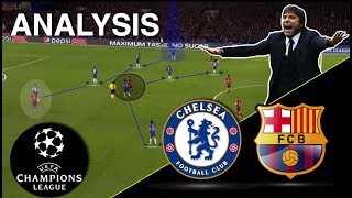 Conte's Genius Plan To Block Barca | Chelsea-Barcelona Tactical Analysis