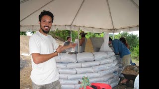 Earthen Hand Earth bag dome Puerto Rico 9/10