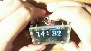 Часы на двух OLED 0.96" дисплеях, arduino и модуле часов ds3231 мастерим сами