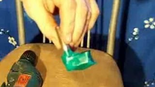 Самодельный электромассажёр из дрели для массажа почек