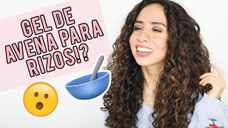 GEL DE AVENA PARA RIZOS ? ¡EL RESULTADO ES INCREÍBLE! ?