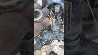 Stels Enduro 250 рулевая колонка после удара.