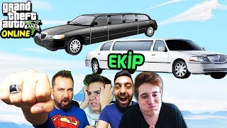 LİMUZİN YARIŞI VE TROLL PARKUR | EKİPLE GTA 5 ONLINE