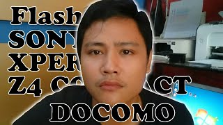 CARA FLASH SONY XPERIA Z4 COMPACT DOCOMO MARSHMALLOW