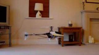 T-Rex 450 X Logictech gyro tail hold demonstration
