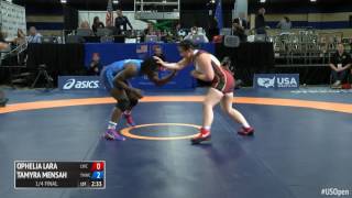 69 1/4 Final - Ophelia Lara (Lions WC) vs. Tamyra Mensah (Titan Mercury WC)