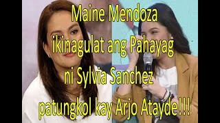ANO NGA BA ANG NAGING REACTION NI MAINE MENDOZA NANG MALAMAN IPAPADALA SI ARJO ATAYDE SA IBANG BANSA