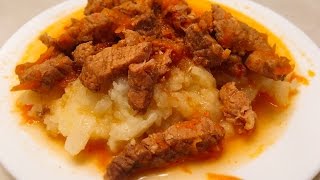 Тушёное мясо в мультиварке. Рецепт приготовления