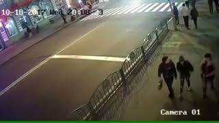 ДТП на Сумской. Видео с камеры наблюдения