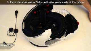 Установка гарнитуры SENA 3S-b