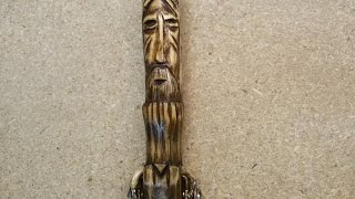 Как сделать ручку из дерева Самодельный выжигатель How to make a wooden pen