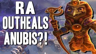 RA OUTHEALS ANUBIS? BULLDEMON BUG?! - GrandMasters Ranked Duel - SMITE