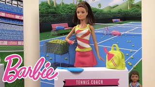 Chelsea Doll Learns About Being a Tennis Player | Barbie Careers | Barbie