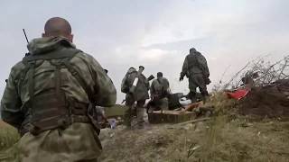 ВСН - бои с ВСУ у Снежного - 43 блок-пост  - начало августа 2014