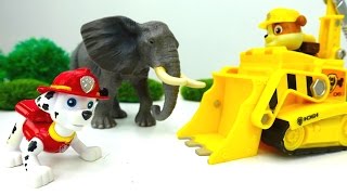 Мультик из игрушек - Игрушки Щенячий Патруль и зоопарк для животных