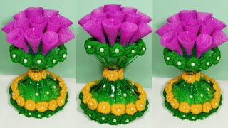GULDASTA/Guldasta banane ki Vidhi/NEW DESIGN FOAM GULDASTA/WASTE PLASTIC BOTTEL GULDASTA/FOAM& BOTTL