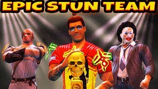 MKX Mobile. Incredible Stun Team with Pretty Assistant Leatherface.