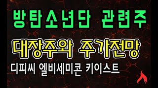 방탄소년단 관련주 대장주와 주가 전망 분석!엘비세미콘 키이스트 디피씨 주식
