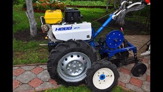 Супер мотоблок Нева ( диски на 16 от автомобиля Нива, а шины Ф -122 )