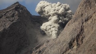 Selection of Explosive Eruptions of Batu Tara Volcano, including day and night footage.