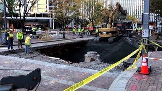 Lindsay Ward - Reporter Update: Downtown Sinkhole