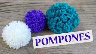 El secreto para hacer pompones de lana fácil y rápido!!!