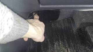 Снятие блока управления печкой