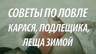 ЛОВЛЯ ЛЕЩА, КАРАСЯ, ПОДЛЕЩИКА НА ПОПЛАВОК И МОРМЫШКУ ЗИМОЙ