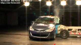 Краш тест Chery A13 \ ЗАЗ Forza \ Chery Bonus