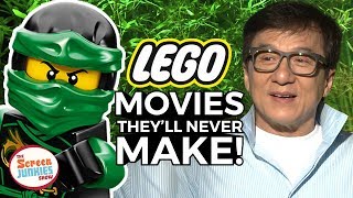Lego Movies They'll NEVER Make w/ Jackie Chan & Ninjago Cast