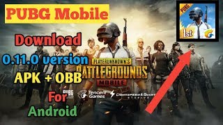 Pubg game obb file download kaise kare/how to download pubg mobile 0.11.0/how to install