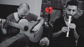 عزف الناي مع الجيتار اروع عزف ( لحن تركي حزين)
