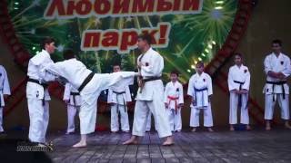 Парад каратистов "Bushido Center" в парке им. Горького (2016)