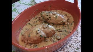 CHICKEN BREAST FILLETS WITH SPINACH AND FETA - STAVROS' KITCHEN - GREEK CUISINE