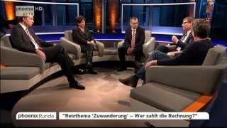Reizthema 'Zuwanderung' - phoenix Runde am 15.01.2014