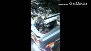 Datsun 1600 (bluebird 510) L20b ITB turbo on the dyno.