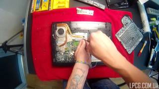 Как разобрать и почистить ноутбук MSI EX610 (MS-163D)