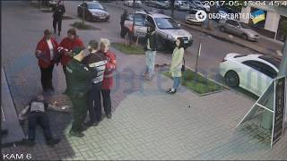 Убийство в ночном клубе Киева: видео с камер наблюдения