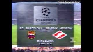 Season 1993/1994. FC Barcelona - FC Spartak Moscow- 5:1 (highlights)