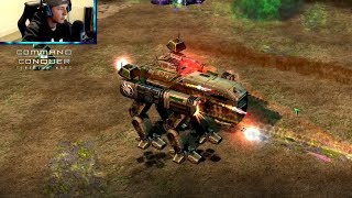 One Man ARMY , Tiberium Essence MOD , C&C 3 Tiberium wars , 3v3 Vs Brutal Ai , Gameplay