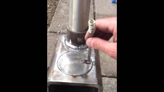 Mini bug out wood stove
